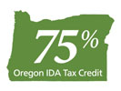 75% Oregon IDA Initiative Tax Credit